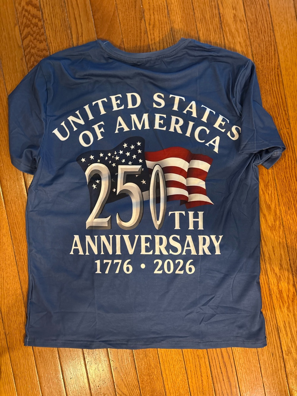 United States 250th Anniversary Blue Graphic Tee